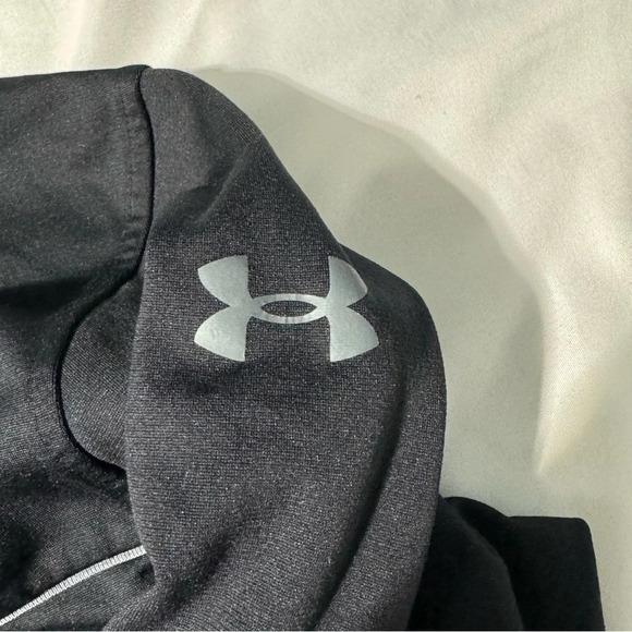 Under Armour Project Rock Full Zip Track Jacket  Pockets Black Medium - Picture 3 of 11
